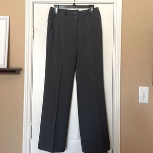 NWT- gray wide-leg dress pants